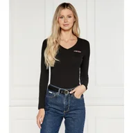 Bluzki damskie - Guess Jeans Bluzka | Slim Fit - miniaturka - grafika 1