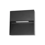 Lampy ogrodowe - Kinkiet zewnętrzny Fenis 3k 2685 LED 3w czarny IP54 - miniaturka - grafika 1