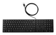Klawiatury - HP 320K WD KEYBOARD klawiatura Biuro USB Czarny 9SR37AA#ABF - miniaturka - grafika 1