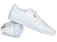 Sneakersy męskie - Buty męskie Puma Basket Classic XXI 374923-01 sneakersy białe skórzane buty - miniaturka - grafika 1
