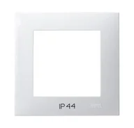 Klawisze i ramki - Ramka pojedyncza biała IP44 SZAFIR RH-1Z/00 OSPEL - miniaturka - grafika 1