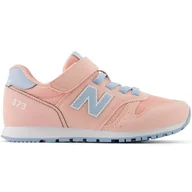 Buty dla dziewczynek - Buty New Balance Jr YV373AM2 pomarańczowe - miniaturka - grafika 1