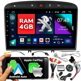 Radio samochodowe nawigacja NCS do Peugeot 408 2010-2014 Android Bluetooth - Radia samochodowe - miniaturka - grafika 1