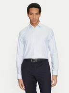 Koszule męskie - Calvin Klein Koszula K10K114302 Błękitny Slim Fit - miniaturka - grafika 1