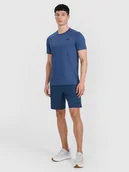 Spodenki męskie - 4F Spodenki treningowe szybkoschnące męskie - granatowe 3XL - miniaturka - grafika 1