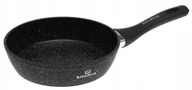 Patelnie - PATELNIA Głęboka MARMUROWA 18cm Nieprzywierająca INDUKCJA Gaz 8602 - miniaturka - grafika 1