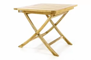 Divero Składany stół ogrodowy DIVERO - drewno tekowe - Stoły ogrodowe - miniaturka - grafika 1