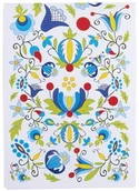 Zeszyty szkolne - Mały folk notes A6, kaszubski haft żukowski - miniaturka - grafika 1