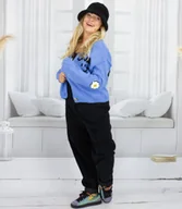 Swetry damskie - Modny kardigan sweter z naszywkami na guziki - miniaturka - grafika 1