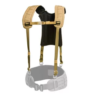 Templars Gear - Szelki taktyczne 4-punktowe H-Harness - MOLLE - Coyote Brown - TG-H-HAR-4-CB - Odzież taktyczna i umundurowanie - miniaturka - grafika 1