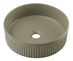 Elior Oliwkowa okrągła umywalka na blat N7-T02 - Umywalki Elior Oliwkowa okrągła umywalka na blat N7-T02 - Umywalki - miniaturka - grafika 1