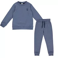 Bluzy dla chłopców - Müsli by Green Cotton Cozy Sweat Set bluza chłopięca, indygo, 122 - miniaturka - grafika 1