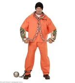Stroje karnawałowe - WIDMANN Andreas 00643  dorośli kostium taetowierter niebieskie, górna część z mięśni ramion i spodni, pomarańczowy, l, pomarańczowy - miniaturka - grafika 1