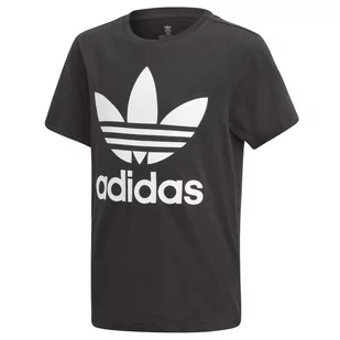 Koszulka adidas Originals Trefoil DV2905 - czarna - Adidas - Koszulki i topy damskie - miniaturka - grafika 1