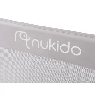 Osłona zabezpieczająca na łóżko 180 x 42 x 35 cm Nukido szara - Zabezpieczenia dla dzieci - miniaturka - grafika 4