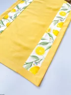 Obrusy i serwetki - Podkładka plamoodporna na stół żółtego koloru z wzorem Cytrynki - miniaturka - grafika 1