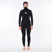 Pianki do pływania - Damska Pianka surfing RIP CURL WMNS.D/PATROL 54 C/Z HOOD WSMYHW_90 – Czarny - miniaturka - grafika 1