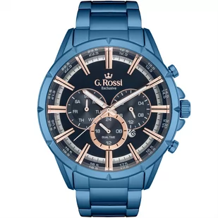 Zegarek Zegarek męski G. Rossi Exclusive TIRAZ - 13605B-6F3 - Zegarki męskie - miniaturka - grafika 1