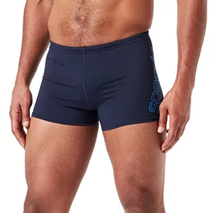 Speedo Męskie majtki do pływania z logo 'Boom' Aquashort Granatowy/niebieski 28-30 812417F436 - Kąpielówki męskie - miniaturka - grafika 1