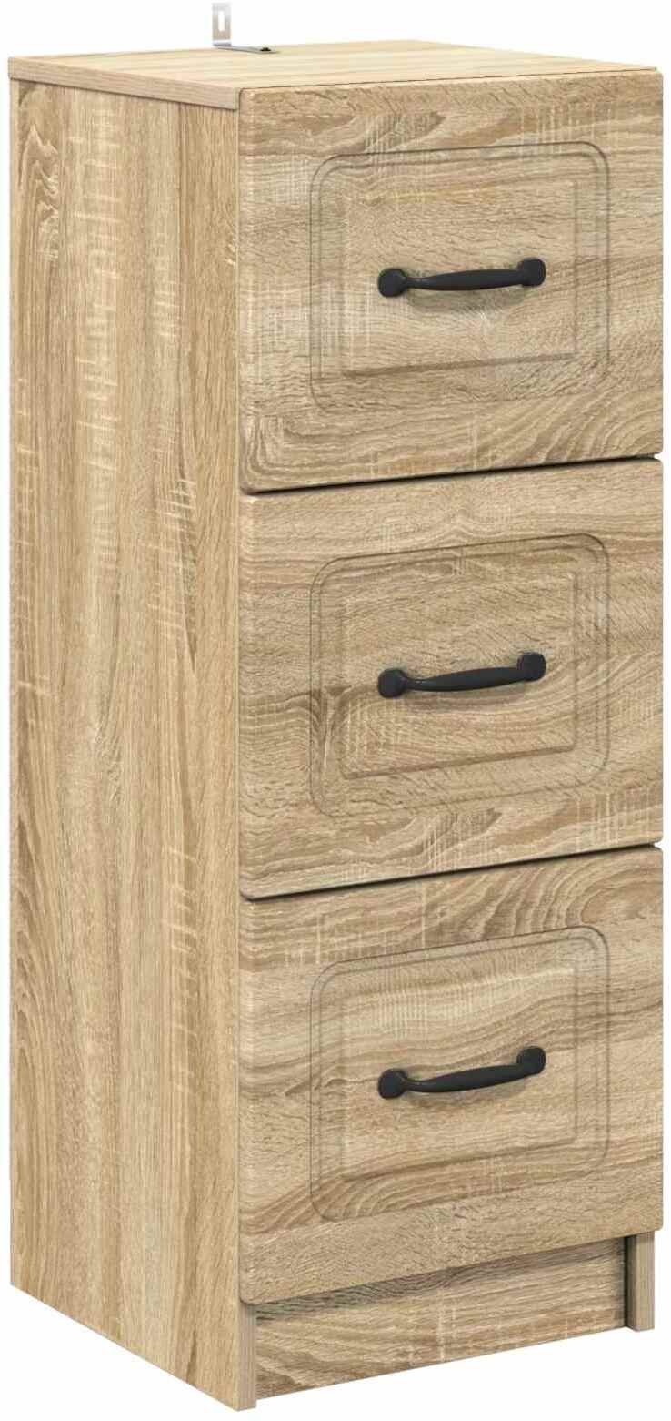 vidaXL vidaXL Szafka z Szufladami dąb Sonoma 33 x 34,5 x 87 cm