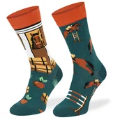 Skarpetki męskie - Comodo, Kolorowe Skarpetki, Skoki przez Przeszkody, rozmiar 43/46 - miniaturka - grafika 1