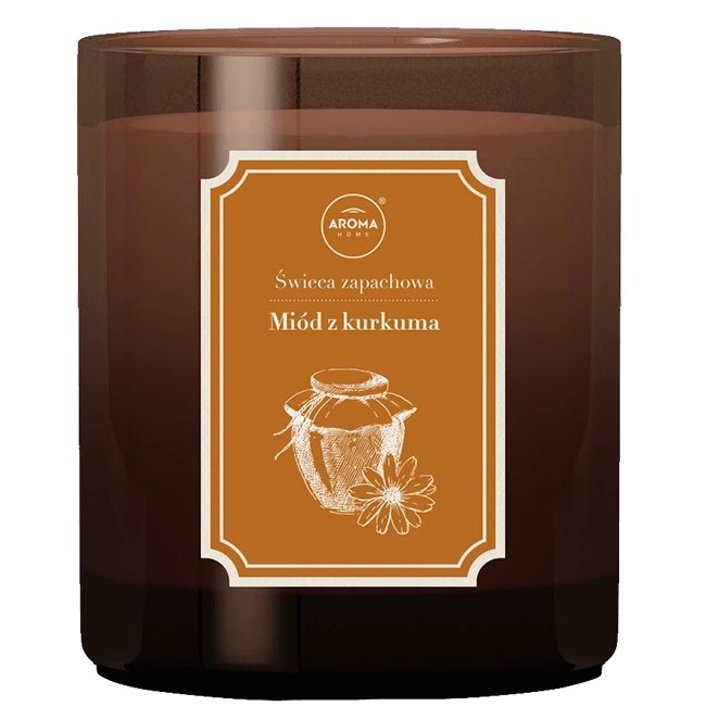 Aroma Home Domowy Zielnik Świeca Miód i Kurkuma 160 g