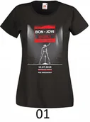 Koszulki i topy damskie - BON JOVI KONCERT T-Shirt Koszulka L 36 WZORÓW! - miniaturka - grafika 1