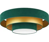 Lampy sufitowe - Duolla - LED Plafon LUNETA LED/26W/230V śr. 60 cm 4000K zielony/złoty - miniaturka - grafika 1