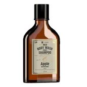 Szampony do włosów - Men Whisky żel do mycia ciała i szampon do włosów i brody 3w1 Apple 330ml - miniaturka - grafika 1