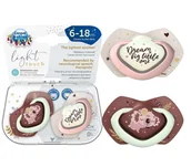 Smoczki uspokajające - CANPOL BABIES SMOCZEK SILIKONOWY SLEEPY KOALA 6-18m 2 szt GIRL - miniaturka - grafika 1