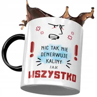 Kubki - Kubek Czarny Dla Kaliny Żony Przyjaciółki z Nadrukiem ze Zdjęciem + Opakowanie na prezent (wzór 04) - miniaturka - grafika 1