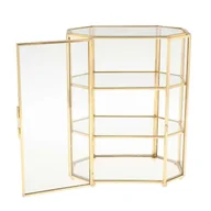 Biżuteria - akcesoria - 3-poziomowy szklany stojak na biżuterię do przechowywania biżuterii - miniaturka - grafika 1