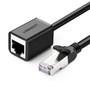 Kable miedziane - Ugreen Kabel sieciowy UGREEN przedłużacz Ethernet RJ45 Cat 6 FTP z metalową wtyczną 3m czarny UGR262BLK - miniaturka - grafika 1