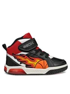Buty dla chłopców - Geox Sneakersy J Inek J569CC 05411 C0048 DD Czarny - miniaturka - grafika 1