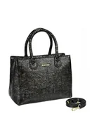 Torebki damskie - Torba Skórzana - Kuferek Krokodyl B3 (5836) - miniaturka - grafika 1