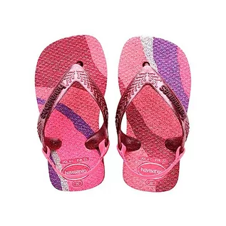 Buty dla dziewczynek - Havaianas Baby Palette Glow unisex – Flipflop dziecka, aksamitna róża, 26 EU - grafika 1