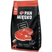 Sucha karma dla psów - Pan Mięsko Wołowina z Koziną M 9kg - miniaturka - grafika 1