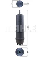 Filtry paliwa - Filtr paliwa Mahle KL 872/7 - miniaturka - grafika 1