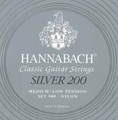Struny gitarowe  - Hannabach 652652 Klassikgitarrensaiten Serie 900 Medium / Low Tension Silver 200 - H/B2 652652 - miniaturka - grafika 1