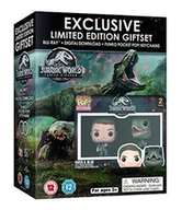Filmy akcji Blu-Ray - Jurassic World: Fallen Kingdom (Limited) Gift Set - 2 Funko Pocket POP! Exclusive Keychains (Jurassic World: Upadłe królestwo) - miniaturka - grafika 1
