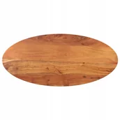 Blaty meblowe i parapety okienne - Blat do stołu, 110x40x2,5 cm, owalny, lite drewno akacjowe - miniaturka - grafika 1