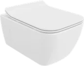 Miski WC - Mexen Margo miska wc Rimless z deską wolnoopadającą slim, duroplast, biała - 30420800 - miniaturka - grafika 1