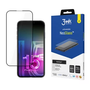 Apple iPhone 15 Pro - 3mk NeoGlass™ - Szkła hartowane na telefon - miniaturka - grafika 1