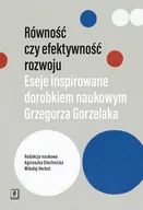 Ekonomia - Równość czy efektywność rozwoju - miniaturka - grafika 1