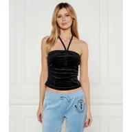 Koszulki i topy damskie - Juicy Couture Top HALTER Cropped Fit - miniaturka - grafika 1