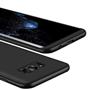 360° Full Cover 3in1 Slim Case etui ochronne na telefon komórkowy etui ochronne na telefon komórkowy iPhone XS w kolorze czarnym @cofi1453 - Etui i futerały do telefonów - miniaturka - grafika 1