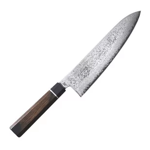 Suncraft Nóż kuchenny SENZO BLACK Chef 200 mm [BD-05] uniwersalny 3671 - Noże kuchenne - miniaturka - grafika 1