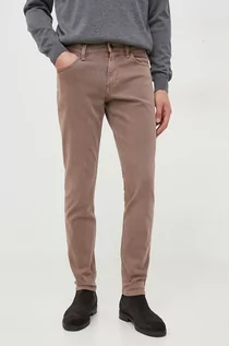 Spodnie męskie - Michael Kors jeansy Parker męskie kolor szary - grafika 1