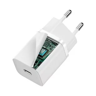 Baseus Super Si 1C szybka ładowarka USB Typ C 30W Power Delivery Quick Charge biały (CCSUP-J02) - Ładowarki do telefonów - miniaturka - grafika 4