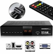 Anteny satelitarne - hd-line echosat 20500hd Digitaler satelity-odbiornik HDTV 1080p, DVB-S2, HDMI + RCA, PVR-ready, MediaPlayer, USB 2.0  do wolnego kanału Astra, Hotbird, nilesat, tuerksat zaprogramowany - miniaturka - grafika 1